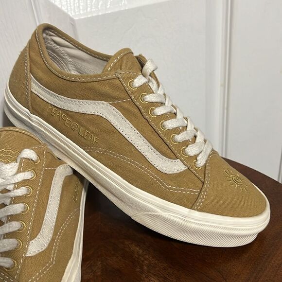 🔥 VANS Old Skool Eco Theory Skate Sneaker Shoes Men Sz 7 / Women 8.5 - PERFECT - Picture 2 of 13
